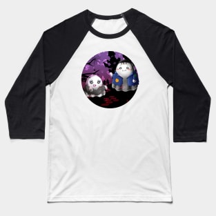 Kawaii Ghosts - Two Zombies ready to scare Baseball T-Shirt